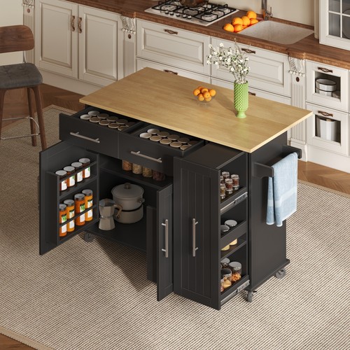 Rolling kitchen island drop - rolling,