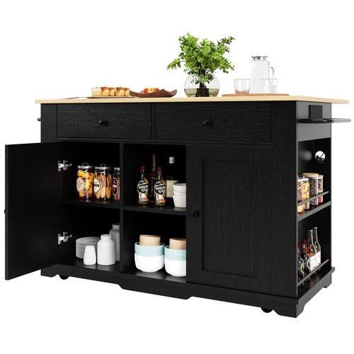 Rolling kitchen island storage - rolling,