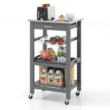 Rolling Kitchen Island Utility