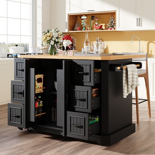 Kitchen island wheels - island, on
