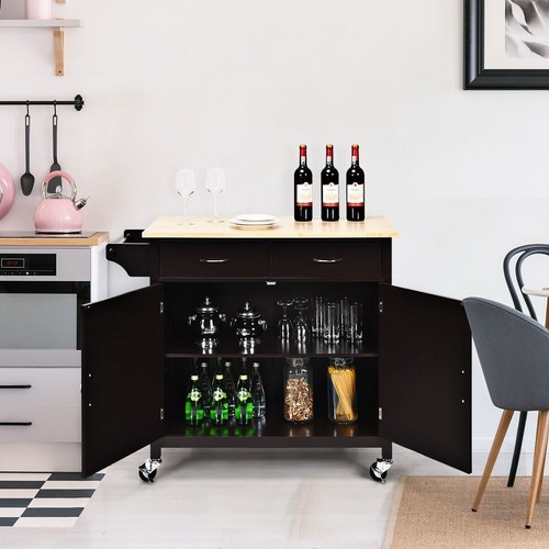 Kitchen island rolling storage - kitchen,