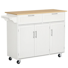 HOMCOM Kitchen Island Utility