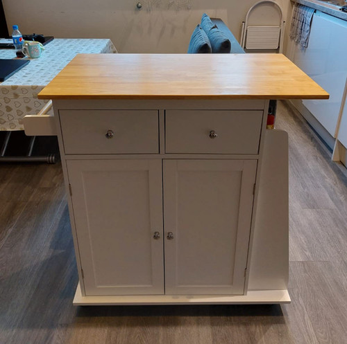 Kitchen island trolley wooden - kitchen,