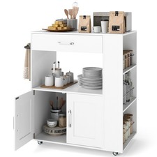 COSTWAY Rolling Kitchen Island