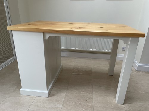 Used rustic cream solid wood - rustic,